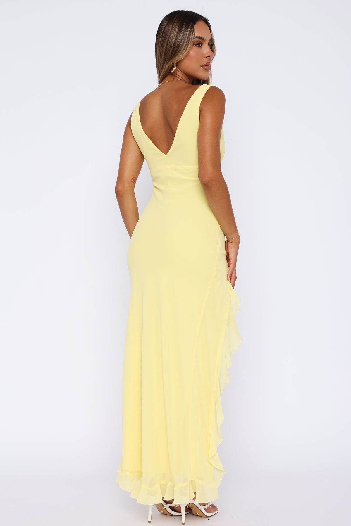 Abella - Ruffle Maxi Dress