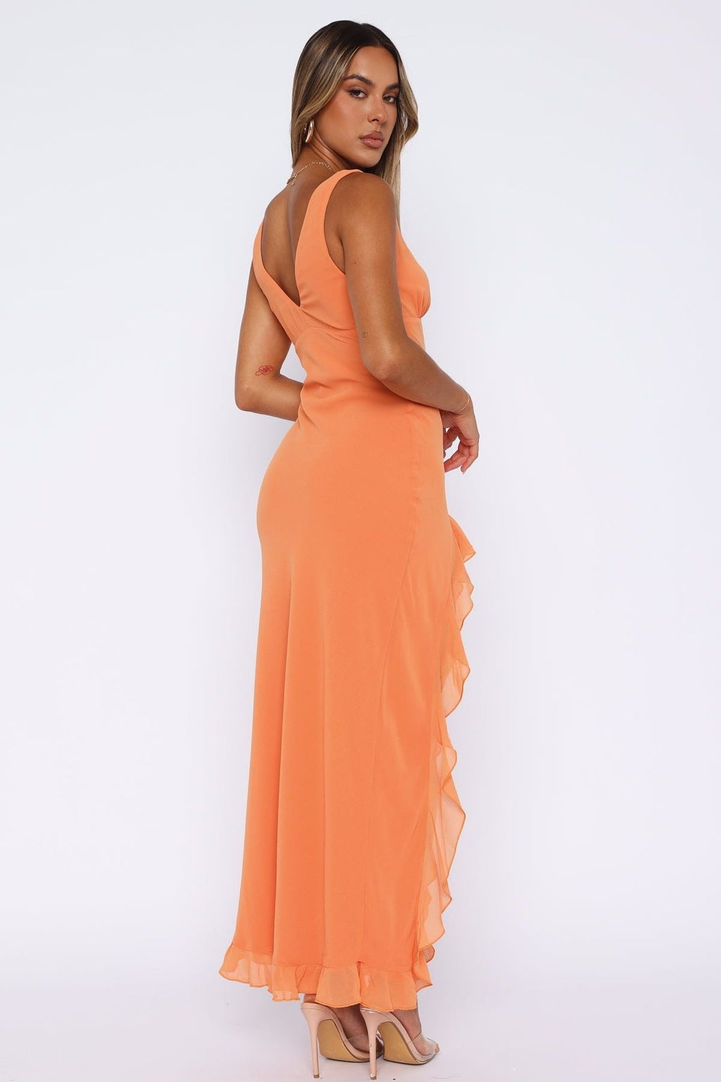 Abella - Ruffle Maxi Dress